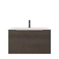 Тумба с раковиной Creto Luna Venge 80 см 17-VG80