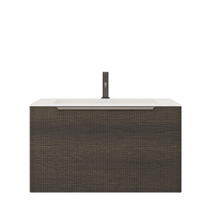 Тумба с раковиной Creto Luna Venge 80 см 17-VG80