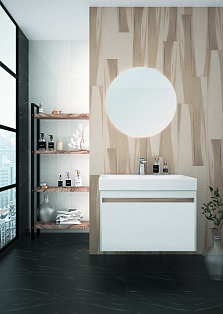 Тумба с раковиной подвесная Creto Etna 100 White рис 4