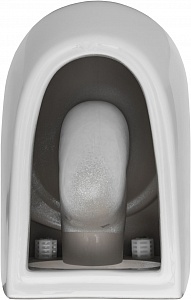 Унитаз подвесной безободковый Creto Logan L5 1005-001-L1W с крышкой-сиденьем микролифт, белый рис 11