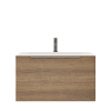 Тумба с раковиной Creto Luna Wood 80 см 17-WD80