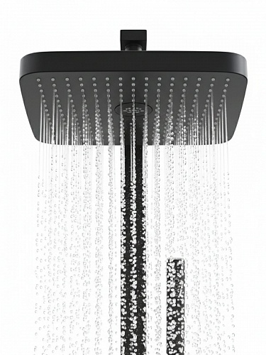 Душевая стойка Creto Фонтан 4 режима, оружейная сталь матовая, CRE-DS-010 рис 3