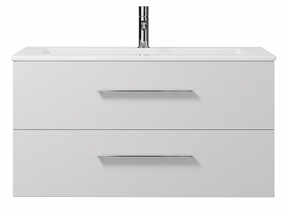 Тумба с раковиной подвесная Creto Ares 100 белый