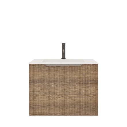 Тумба с раковиной Creto Luna Wood 60 см 17-WD60