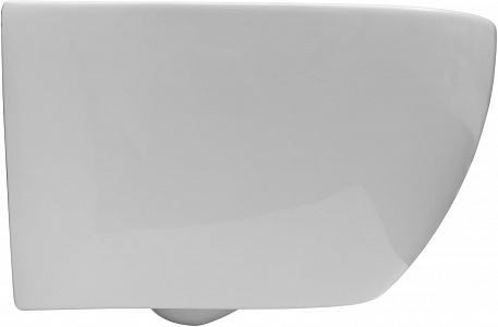 Унитаз подвесной безободковый Creto Logan L5 1005-001-L1W с крышкой-сиденьем микролифт, белый рис 2