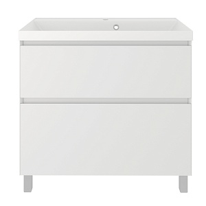 Тумба под раковину Creto Astoria 90 см белая глянцевая, 15-2090W