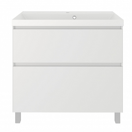 Тумба под раковину Creto Astoria 90 см белая глянцевая, 15-2090W