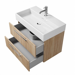 Тумба с раковиной Creto Tivoli Soft 80 см рис 3