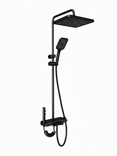 Душевая стойка Creto Океан 4 режима, оружейная сталь матовая, CRE-DS-002 рис 2