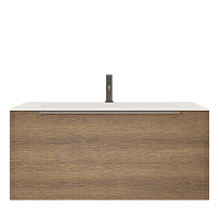 Тумба с раковиной Creto Luna Wood 100 см 17-WD100