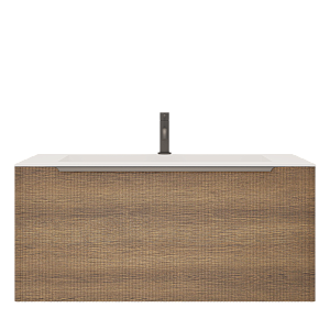 Тумба с раковиной Creto Luna Wood 100 см 17-WD100