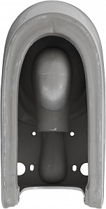 Чаша напольного унитаза безободковая Creto Logan L5 1005-001-L6CW с крышкой-сиденьем микролифт, белая рис 20