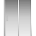 Душевая дверь Creto Nota 122-WTW-120-C-CH-6 стекло прозрачное EASY CLEAN профиль хром, 120х200 см (1)