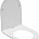 Чаша напольного унитаза безободковая Creto Logan L5 1005-001-L6CW с крышкой-сиденьем микролифт, белая (17)