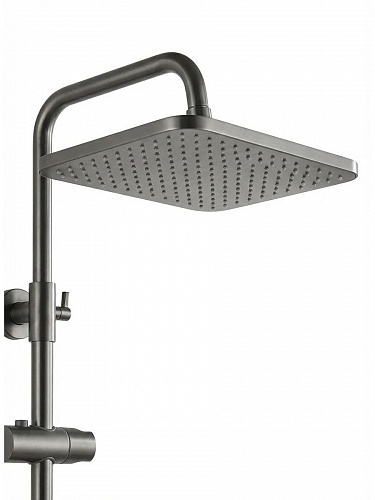Душевая стойка Creto Струя 4 режима, оружейная сталь матовая, CRE-DS-004 рис 4