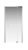 Душевой уголок Creto Tenta стекло прозрачное профиль хром100х70 см, 123-WTW-100-C-CH-8 + 123-SP-700-C-CH-8