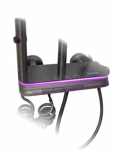 Душевая стойка Creto Водопад 4 режима, оружейная сталь матовая, CRE-DS-003 рис 5