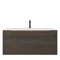 Тумба с раковиной Creto Luna Venge 100 см 17-VG100