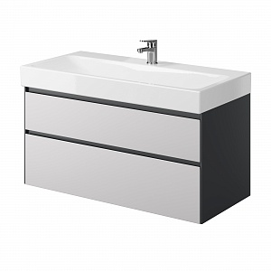 Тумба с раковиной подвесная Creto Amelia 100 рис 2